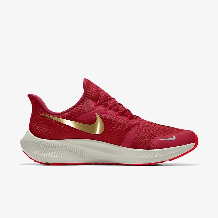 Giày Nike Pegasus Flyease By You Nữ Trắng Đỏ